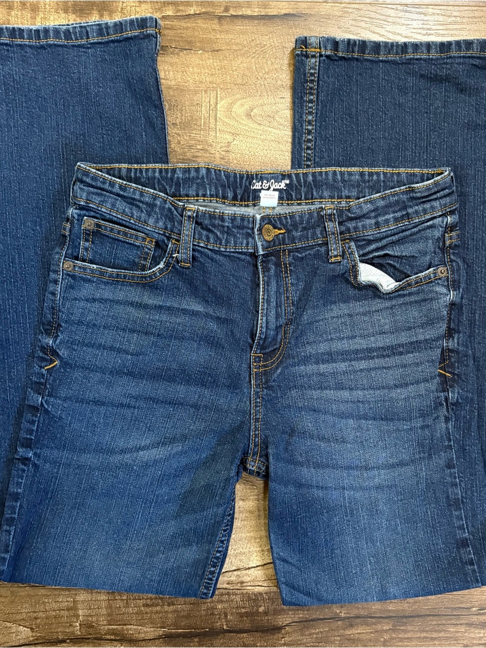 Cat & Jack Dark Blue Stretch Jeans